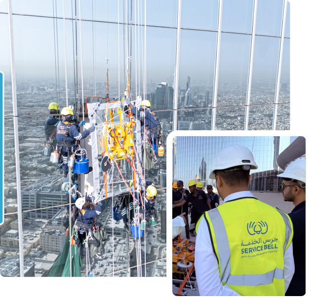 Building maintenance work